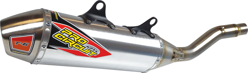 PRO CIRCUIT T-6 Slip-On Muffler - Stainless Steel 0152245A