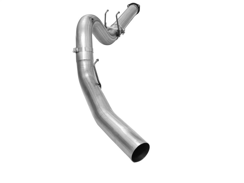 aFe MACHForce XP Exhaust 5in DPF-Back Stainless Steel Exhaust 2015 Ford Turbo Diesel V8 6.7L No Tip 49-43064