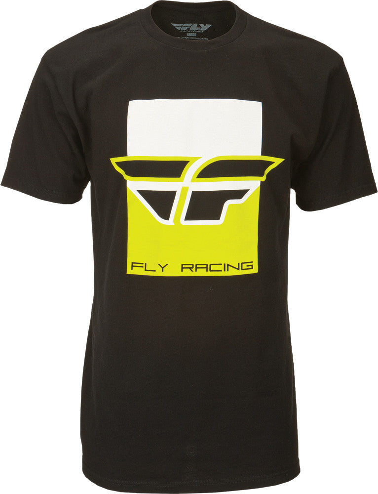 FLY RACING Color Block Tee Black M 352-0450M