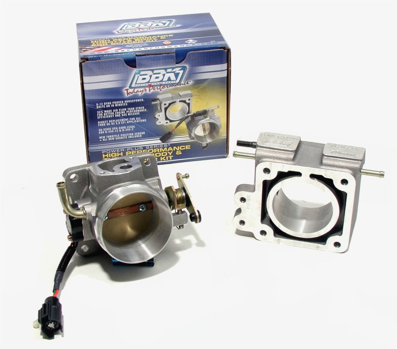 BBK 86-93 Mustang 5.0 75mm Throttle Body BBK Power Plus Series And EGR Spacer Kit 1600