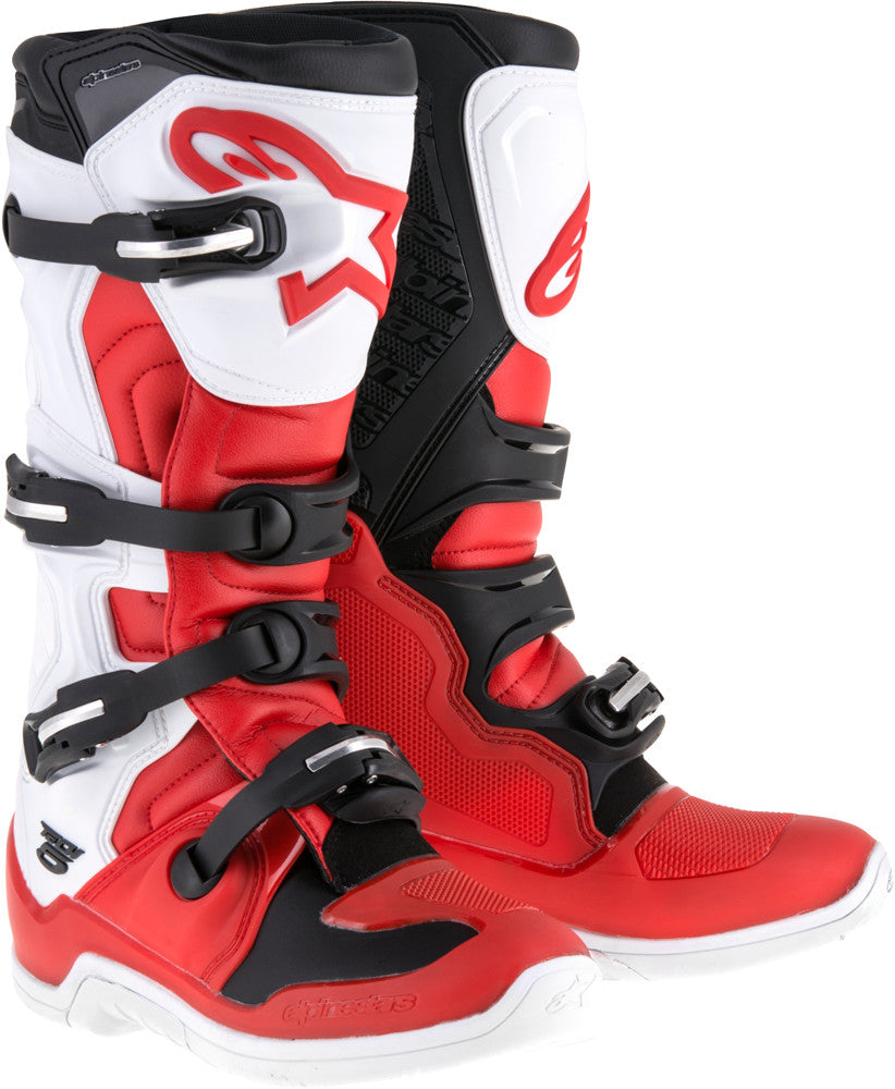 ALPINESTARS Tech 5 Boots Red/White/Black Sz 05 2015015-321-5