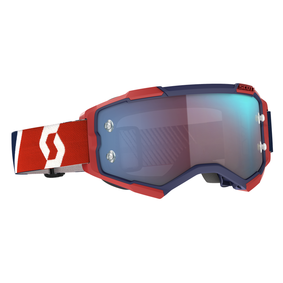 SCOTT Fury Goggle Red/Blue Blue Chrome Works Lens 272828-1228349