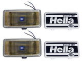 Hella 550 Series 55W 12V H3 Fog Lamp Kit - Amber LA005700681