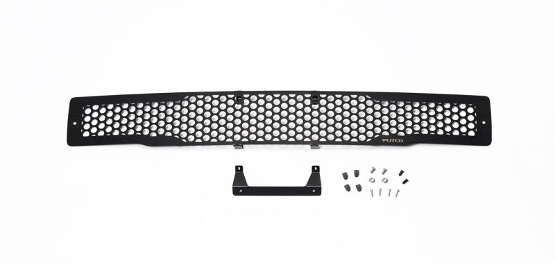 Putco 15-17 Ford F-150 - Stainless Steel Black Punch Design Bumper Grille Inserts 88160