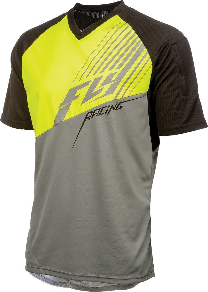 FLY RACING Action Elite Jersey Black/Hi-Vis L 352-0680L