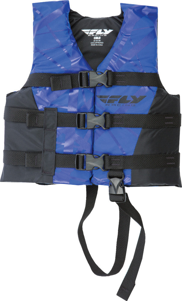FLY RACING Nylon Vest Blue/Black (Child) 112224-500-001-16