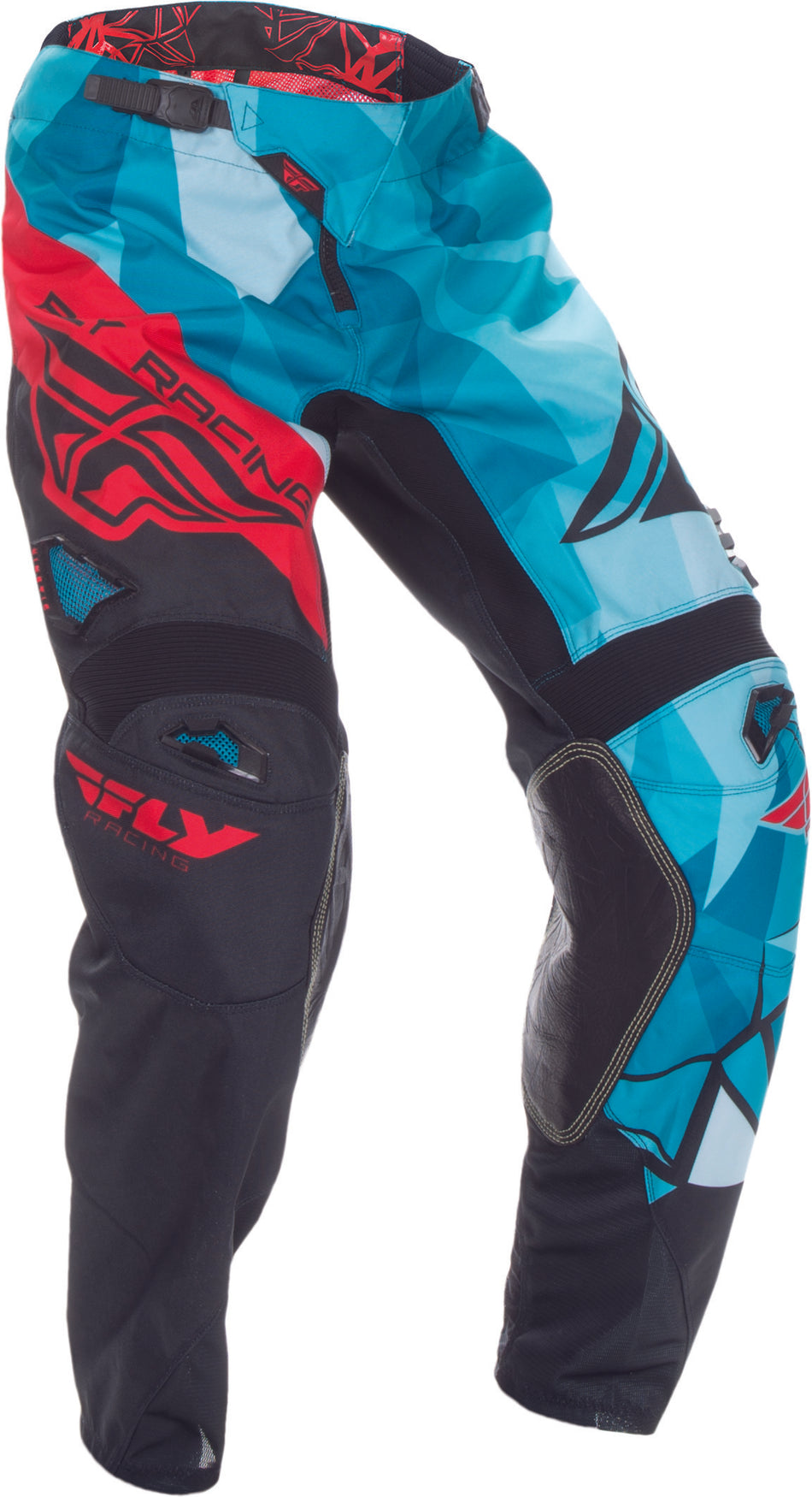 FLY RACING Kinetic Crux Pant Teal/Red Sz 18 370-53918