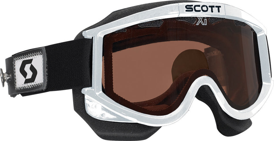 SCOTT 87 Otg Snow Goggle W/Speed Strap White W/Acs Rose Lens 217794-0002108