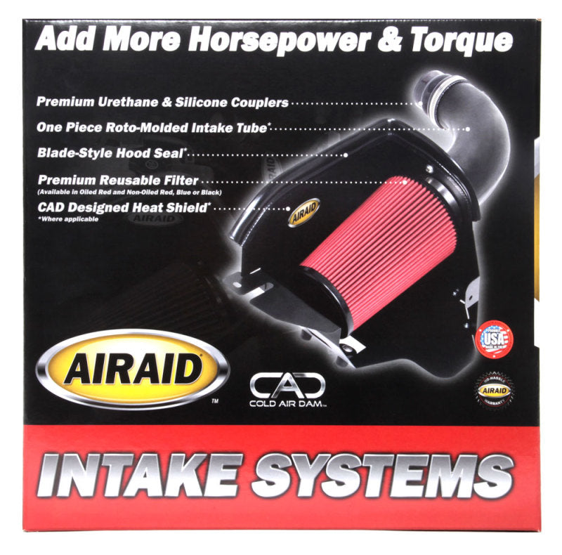 Airaid 10-13 Ford Taurus SHO/Flex 3.5L Turbo MXP Intake System w/ Tube (Dry / Red Media) 451-260