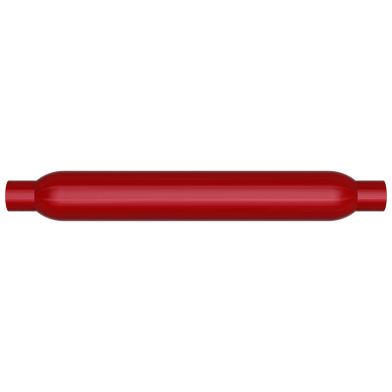 Silenciador MagnaFlow Red Pack Series Glasspack Rd de 4 pulg. Longitud del cuerpo de 18 pulg. Entrada/salida de 3 pulg./3 pulg.
