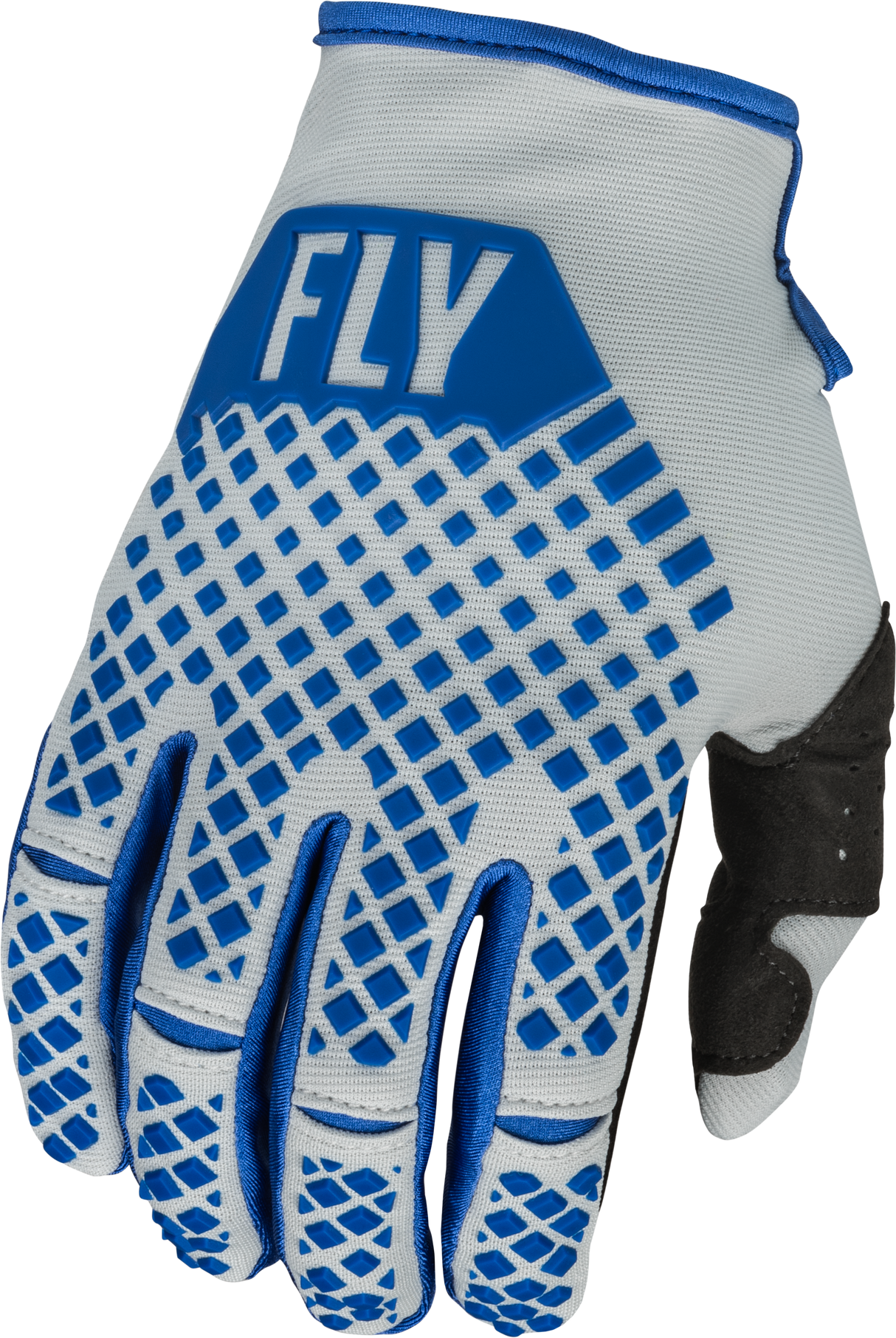 FLY RACING Jugend Kinetic Handschuhe Blau/Hellgrau Ys 376-411YS