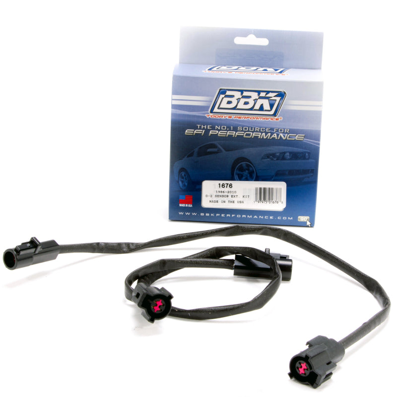 BBK 86-10 Mustang 5.0 4.6 O2 Sensor Wire Harness Extensions (pair) 1676