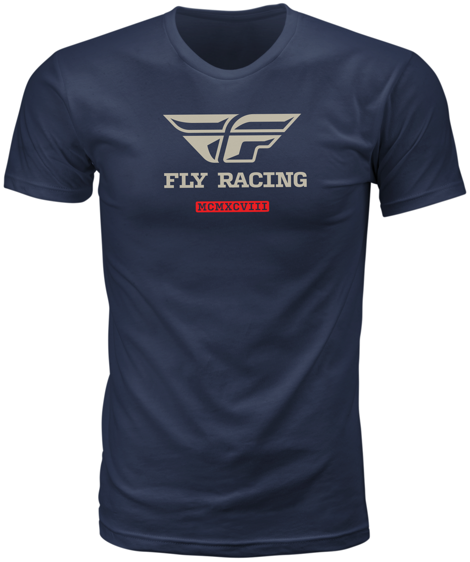 FLY RACING Fly Evolution Tee Navy Sm 352-0131S