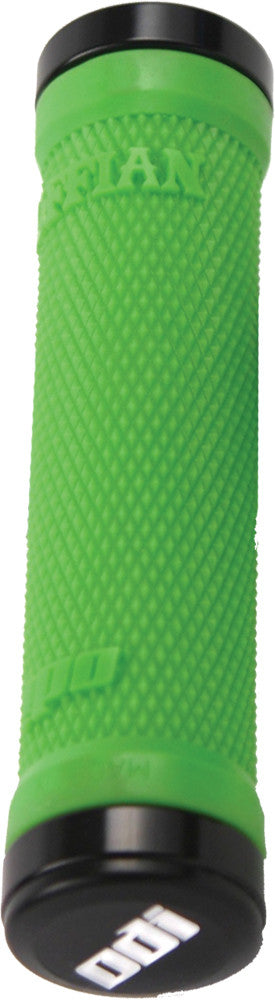 ODIRuffian No Flange Lock-On Grip Green/Black 130mmL31RFLG-B