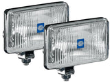 Hella 450 H3 12V SAE/ECE Fog Lamp Kit Clear - Rectangle (Includes 2 Lamps) LA005860601