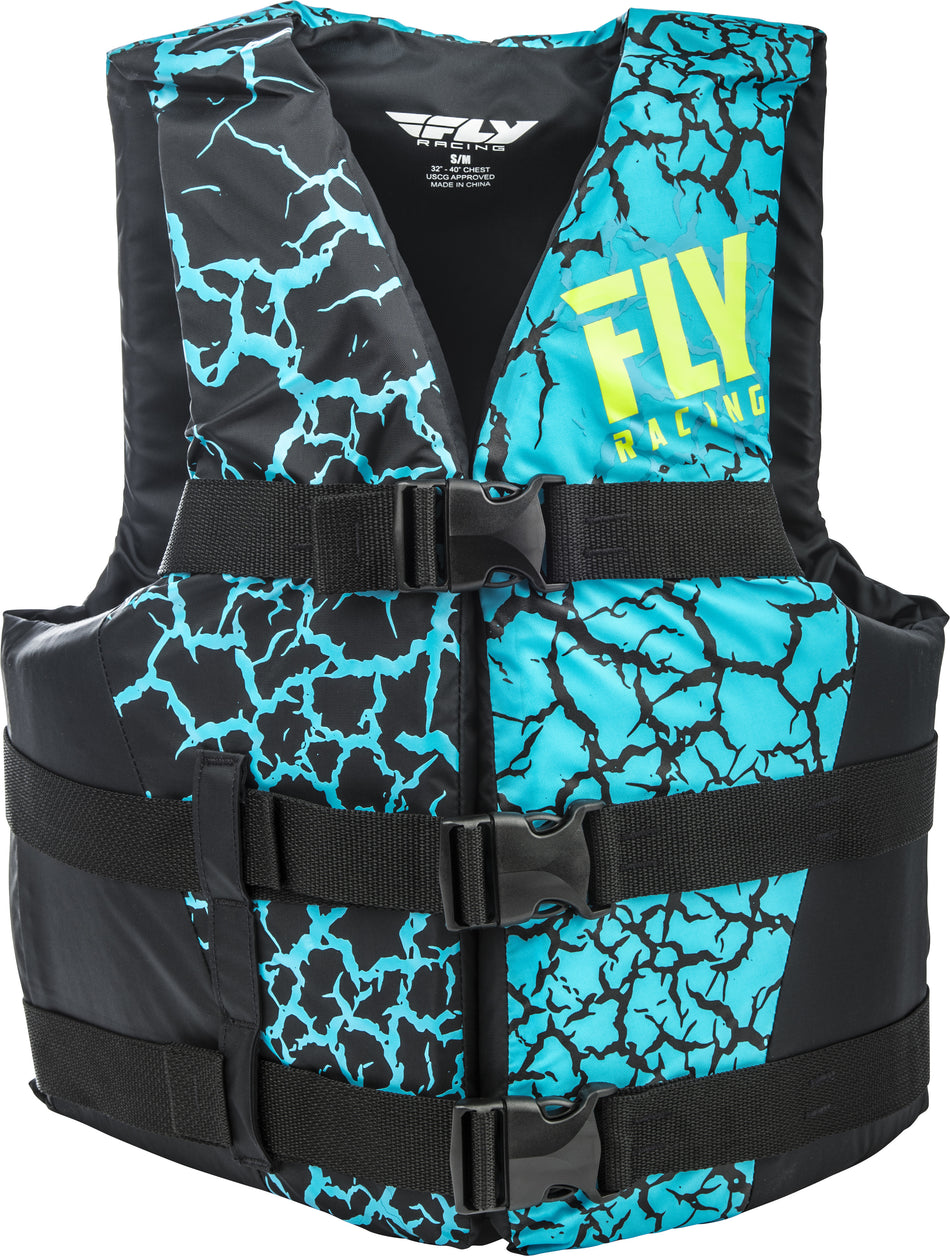 FLY RACING Nylon Life Jacket Blue/Black 2x 112224-500-080-18