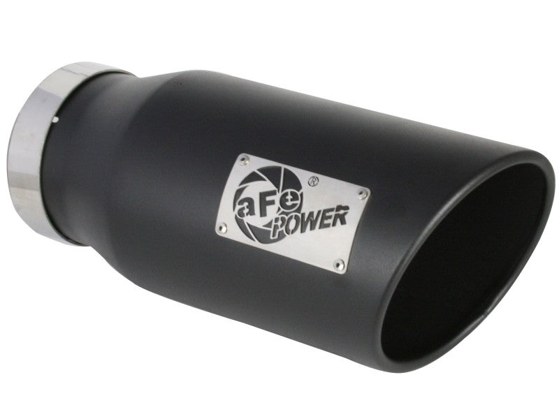 aFe ATLAS 5in DPF-Back Alum Steel Exhaust System w/ Black Tip 19-20 Ram Diesel Trucks L6-6.7L (td) 49-02078-B