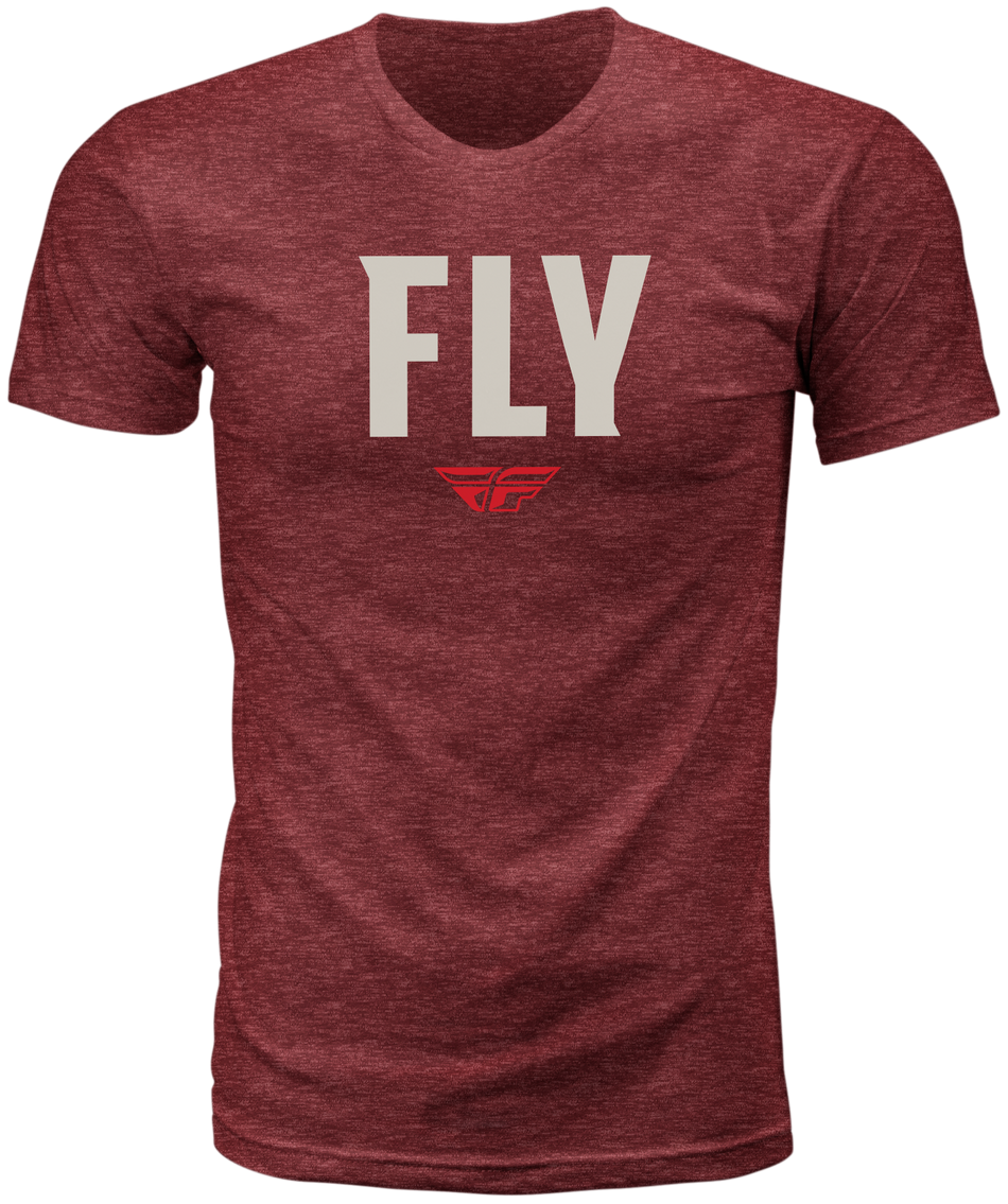 FLY RACING Fly Wfh Tee Red Heather 2x 352-01522X