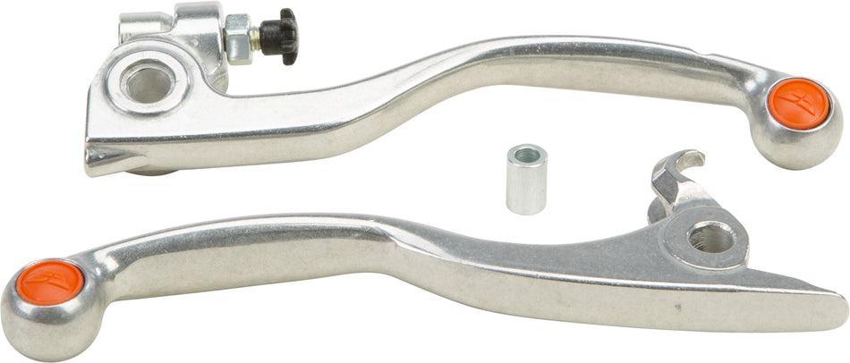 FLY RACING Pro Shorty Lever Set Polished 163-006-FLY