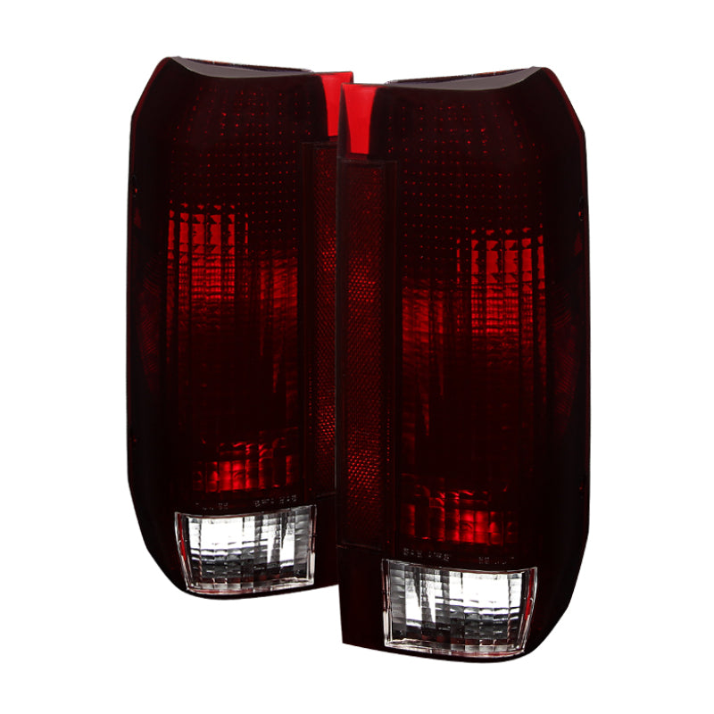 Xtune Ford Bronco F150 F250 F350 F450 92-96 OE Style Tail Lights Red Smoked ALT-JH-FB92-OE-RSM 9030567