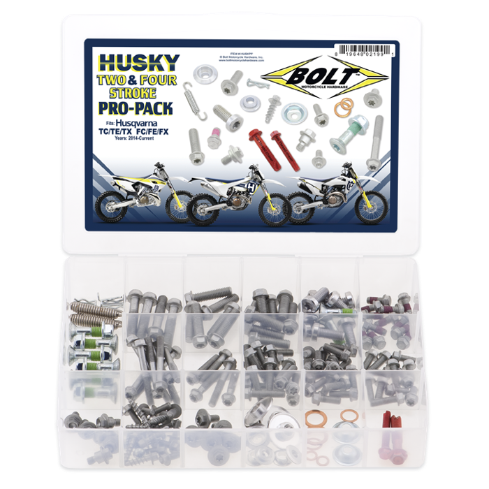 Bolt Motorcycle Hardware, Inc Propack For Husky 2 & 4-Stk 500171