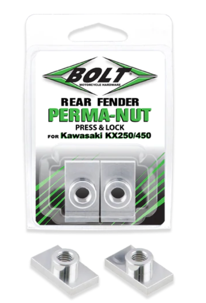 Bolt Motorcycle Hardware, Inc Rear Fender Perma-Nuts Kawi 500218