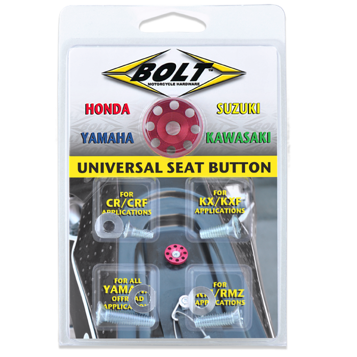 Bolt Motorcycle Hardware, Inc Anodized Seat Button-Japanese 500228