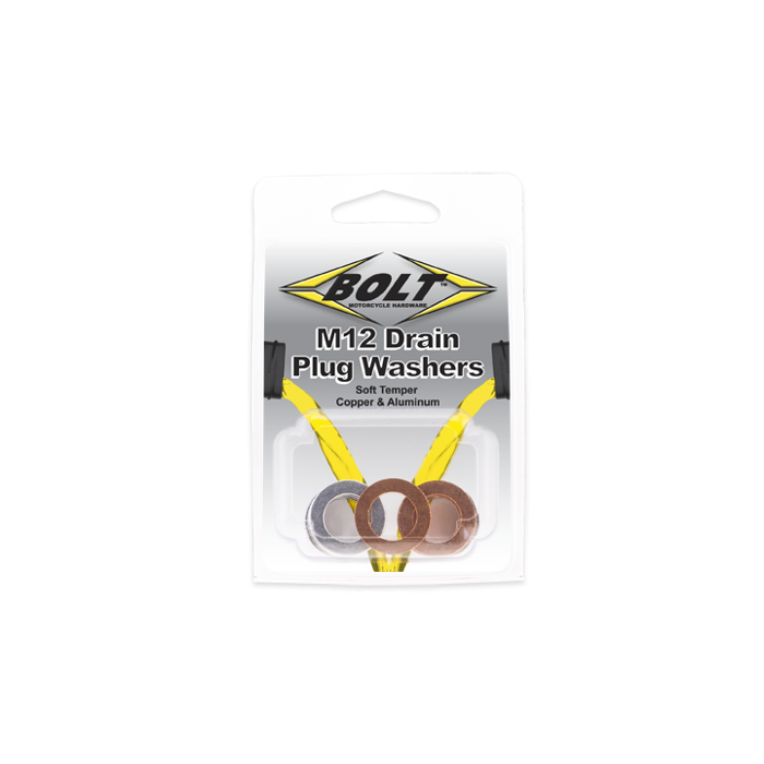 Bolt Motorcycle Hardware, Inc Alm/Cpr Crush Wshr 12x20 10/Pk 500245