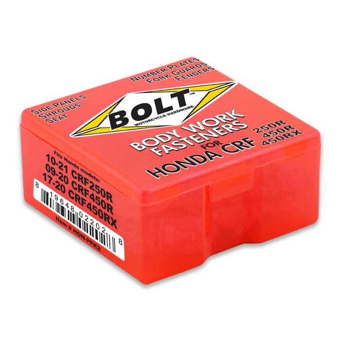 Bolt Motorcycle Hardware, Inc Body Work Fastener Kit Hon 500292