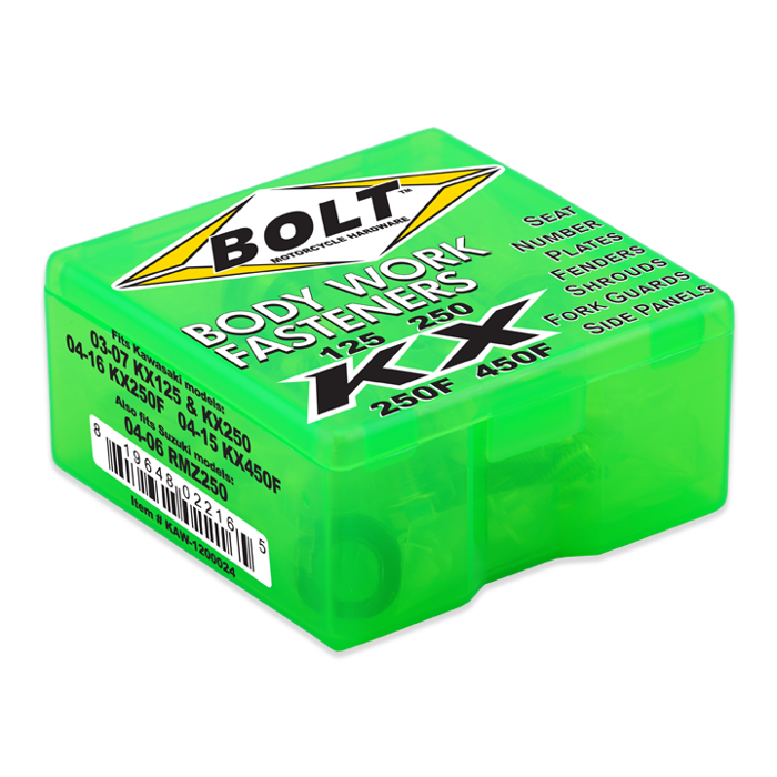 Bolt Motorcycle Hardware, Inc Body Work Fastener Kit Kaw 500304