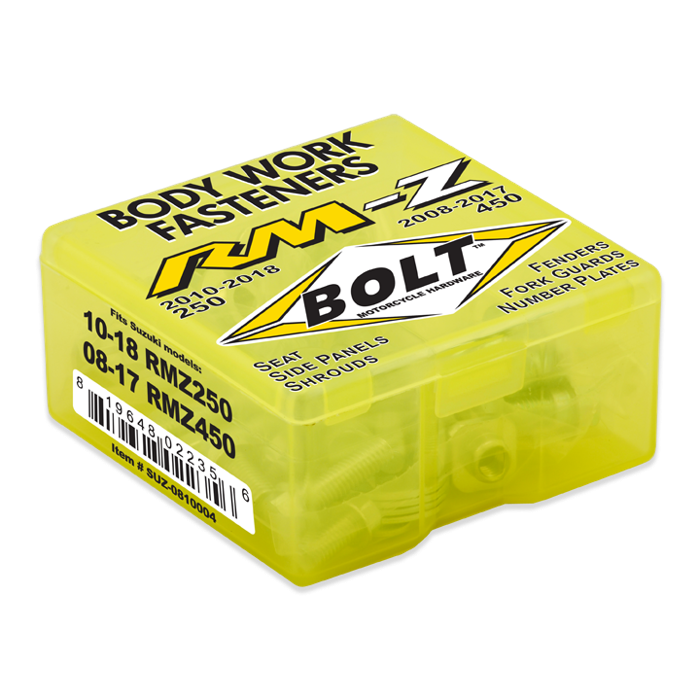 Bolt Motorcycle Hardware, Inc Body Work Fastener Kit Suz 500323