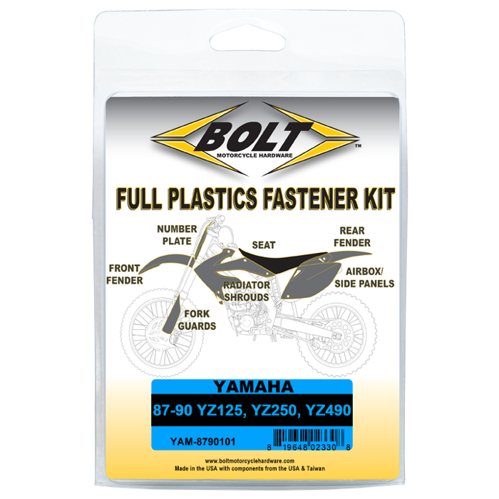 Bolt Motorcycle Hardware, Inc Body Work Fastener Kit - Yam 500326