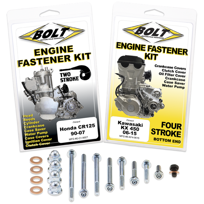 Bolt Motorcycle Hardware, Inc Engine Fastener Kit Hon 4-Strk 500353