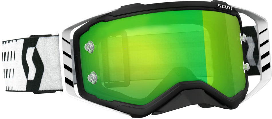 SCOTT Prospect Goggle Black/White W/Green Chrome Lens 262589-1007279