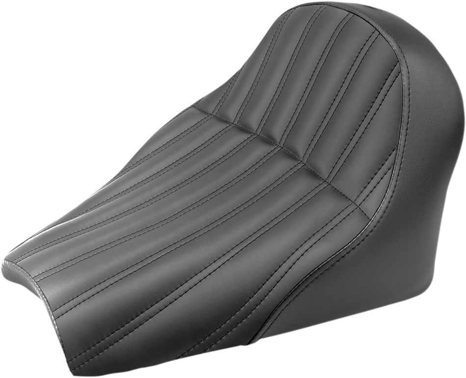 SADDLEMEN Knuckle Solo Seat - Black - Scout Bobber I18-33-0023