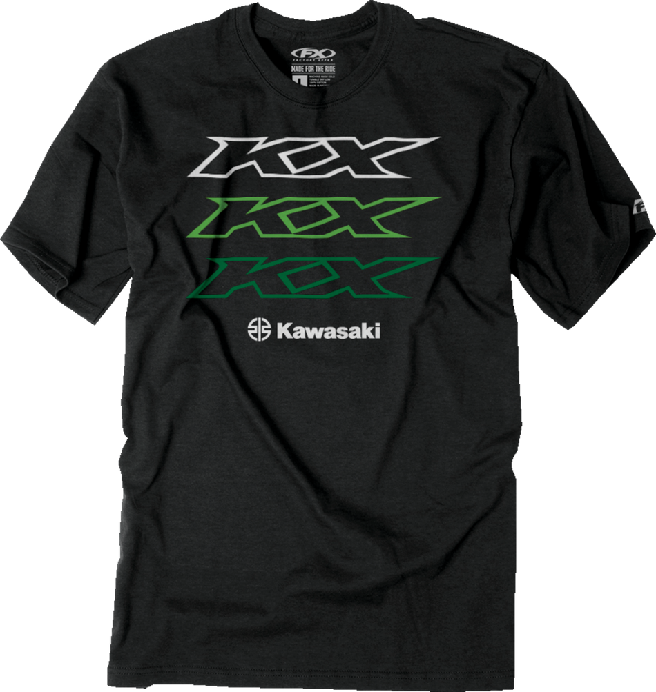 FACTORY EFFEX Kawasaki Repeater T-Shirt - Heather Charcoal - 2XL 26-87108