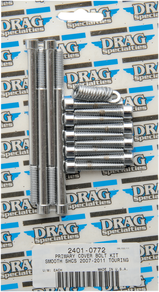 DRAG SPECIALTIES Smooth Primary Bolt Kit - Touring MK673S
