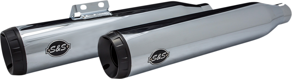 S&S CYCLE Grand National Slip-On Mufflers - Chrome 550-0755B