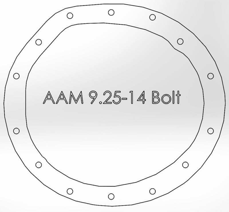 afe Front Differential Cover (Raw; Street Series); Dodge Diesel Trucks 03-12 L6-5.9/6.7L (td) 46-70040