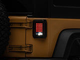 Raxiom 07-18 Jeep Wrangler JK LED Tail Lights- Black Housing (Smoked Lens) J115435