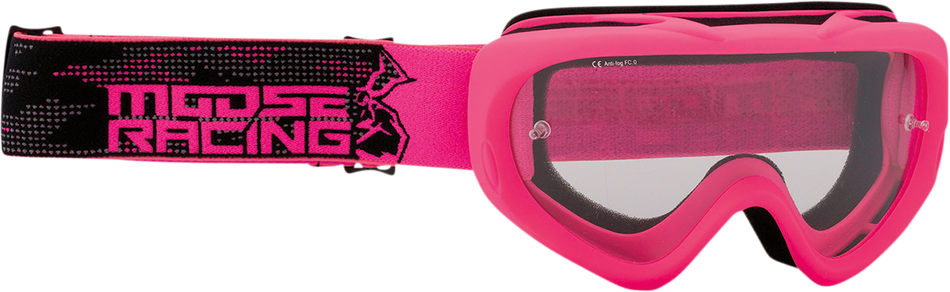 MOOSE RACING Youth Qualifier Goggles - Agroid - Pink 2601-2679