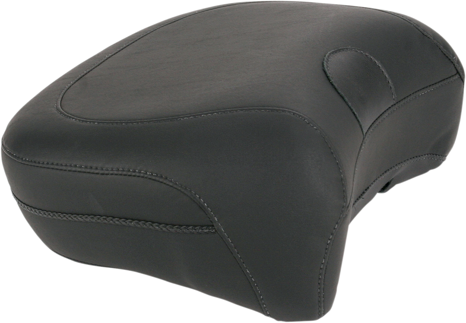 MUSTANG Wide Rear Seat - Smooth - Black - FLHT/FLTR 79110