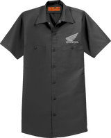 HONDA APPAREL Honda Work Shirt - Charcoal - Small NP21S-M3024-S