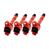 BLOX Honda K-Series Coil Pack Set of 4  - Red BXIC-00005-4-RD