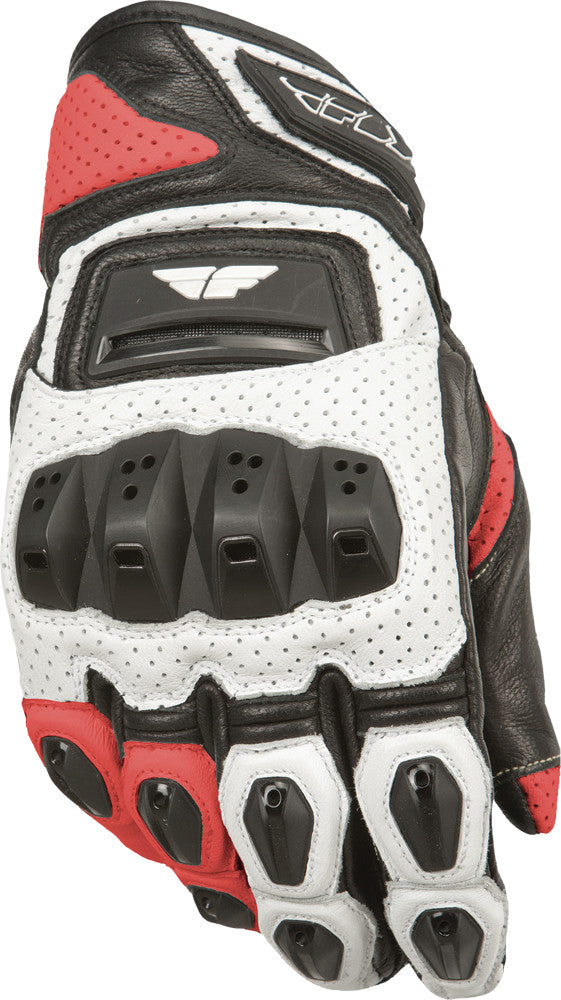 FLY RACING Fl2-S Gloves White/Red 2x #5884 476-2051~6