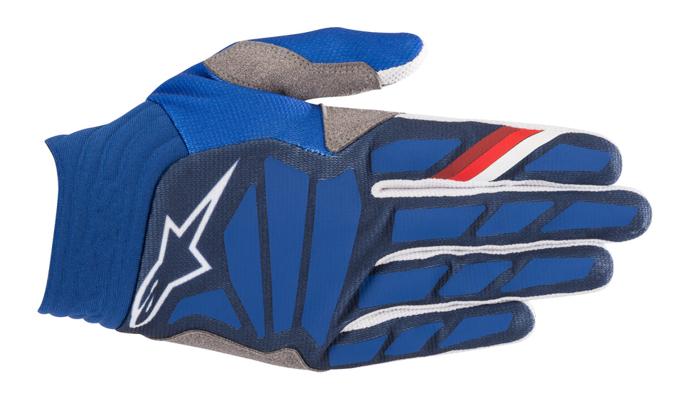 ALPINESTARS Aviator Gloves Blue/White Xl 3560319-772-XL