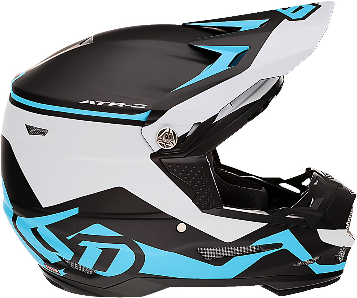 6D ATR-2 Helmet - Drive - Cyan - Small 12-2725