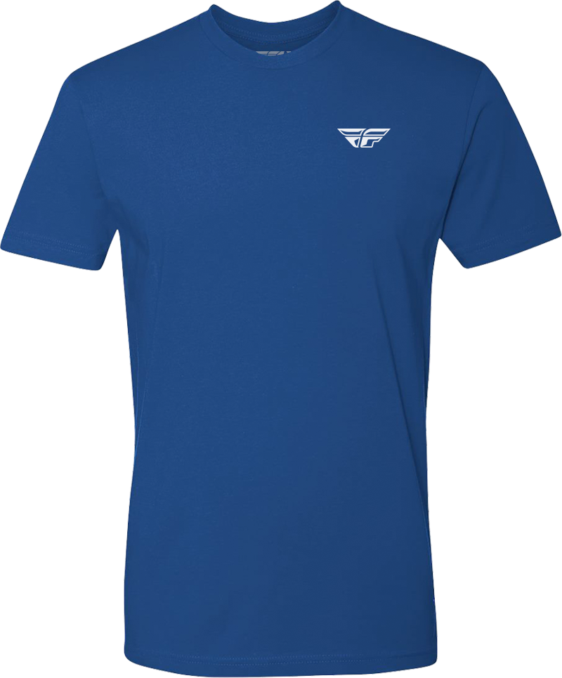 FLY RACING Fly Pulse Tee Blue Md 352-0161M