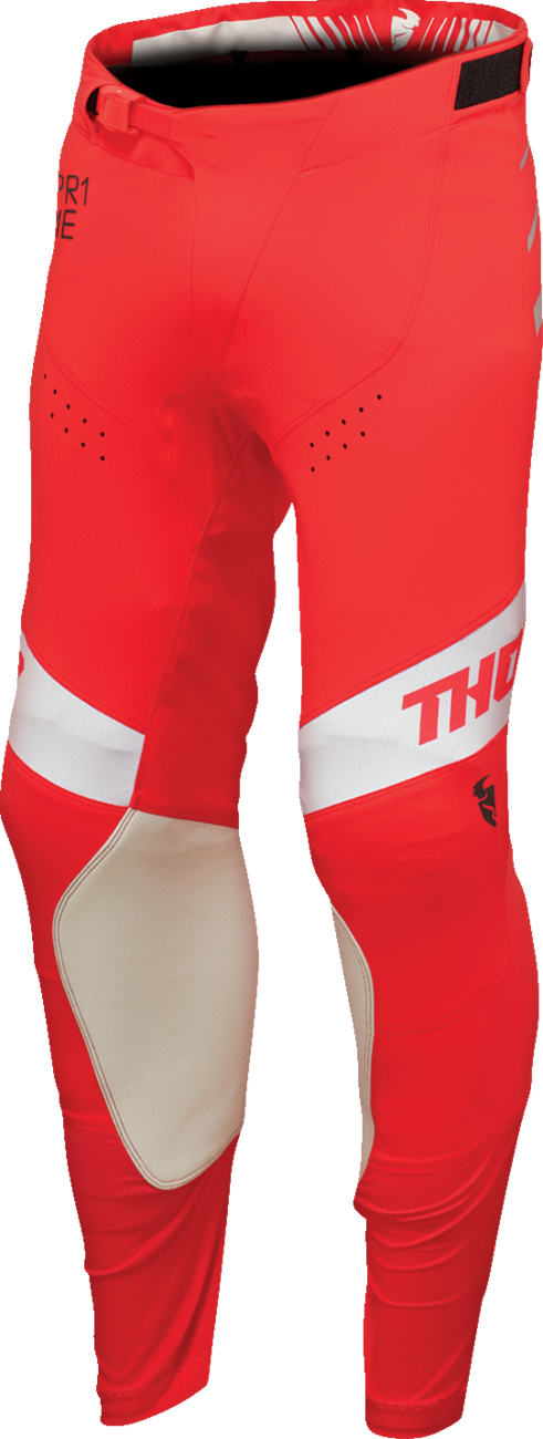 THOR Prime Analog Pants - Red/White - 28 2901-11109