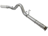 aFe LARGE BORE HD 5in 409-SS DPF-Back Exhaust w/Polished Tip 2017 Ford Diesel Trucks V8 6.7L (td) 49-43090-P